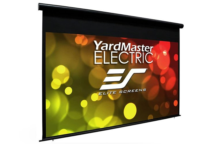 150" MOTORISED 16:9 PROJECTOR SCREEN  FIBREGLASS BACK  FLAME RETARDANT