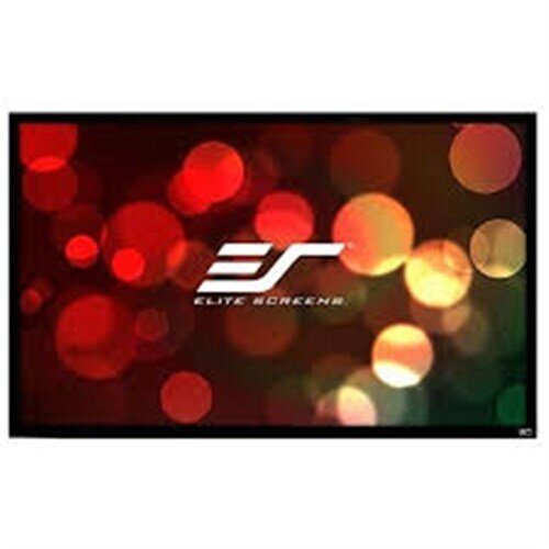 110" FIXED FRAME 16:9 SCREEN 1080P / FHD WEAVE ACOUSTICALLY TRANSPARENT - EZFRAME