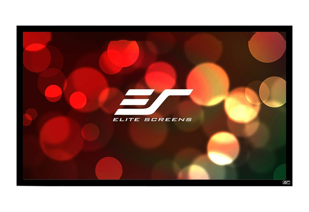 84" FIXED FRAME 16:9 PROJECTOR SCREEN  CINEGREY BLACK BACKED - EZFRAME