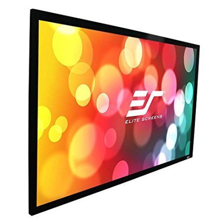 92" FIXED FRAME 16:9 PROJECTOR SCREEN  CINEWHITE  SABLE FRAME B2