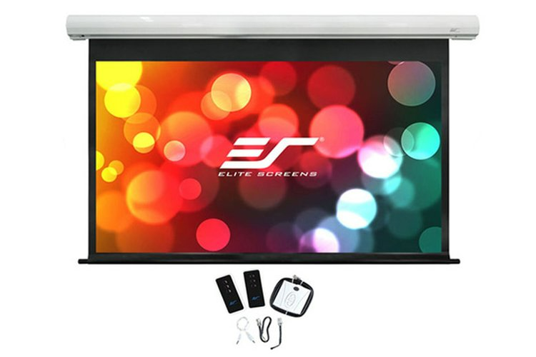 84" MOTORISED 16:9 PROJECTORSC REEN  IR & RF CONTROL  RJ45 12V TRIGGER & SWITCH  SAKER