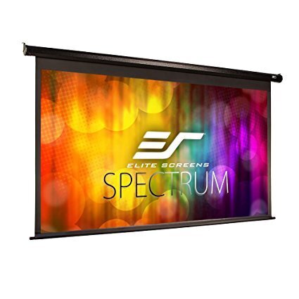 100" MOTORISED 16:10 PROJECTOR SCREEN  IR & RF CONTROL  WHITE 12V TRIGGER & SWITCH  VMAX2
