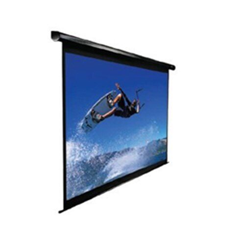 135" MOTORISED 16:9 PROJECTOR SCREEN  IR & RF CONTROL  WHITE 12V TRIGGER & SWITCH  VMAX2