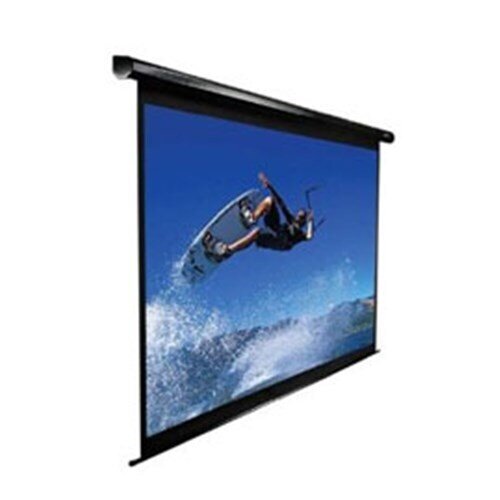 150" MOTORISED 16:9 PROJECTOR SCREEN  IR & RF CONTROL  BLACK 12V TRIGGER & SWITCH  VMAX2