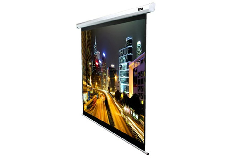 92" MOTORISED 4:3 PROJECTOR SCREEN  IR & RF CONTROL  RJ45 12V TRIGGER & SWITCH  VMAX2
