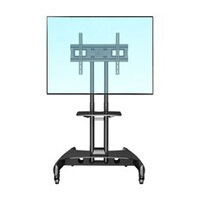 HEIGHT ADJUSTABLE TROLLEY FOR TV SCREEN SIZE 40"-65" MAX 45.5KG
