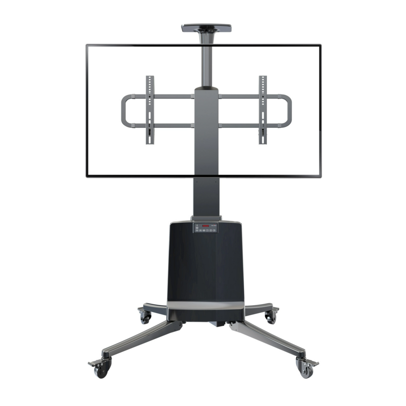 MOTORISED HEIGHT ADJUSTABLE MOBILE CART  55" - 85" SINGLE COLUMN UP TO 68.2KG