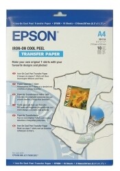 PAPER TRANSFER EPSON A4 T-SHIRT WHITE I/J PK10 124gsm S041154
