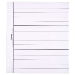 PAPER MONEY ALBUM REFILL 280X245MM 3 DIVISION PK10
