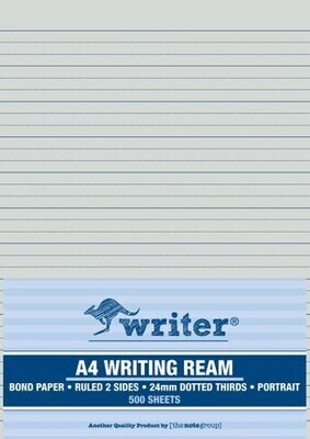 EXAM PAPER WRITER A4 24MM DOTTED THIRDS PORTRAIT REAM 500