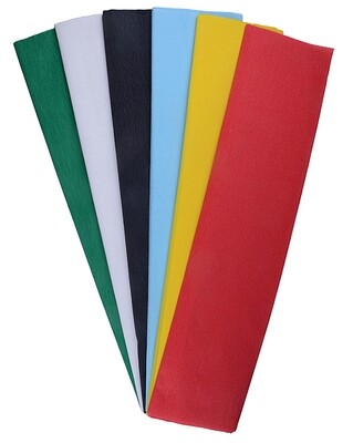 SP- CREPE PAPER COLOURFUL DAYS 240 X 50CM ASSORTED PK12