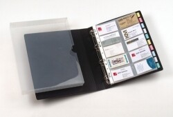 BUSINESS CARD REFILL MARBIG A4 FOR BINDERS PK10