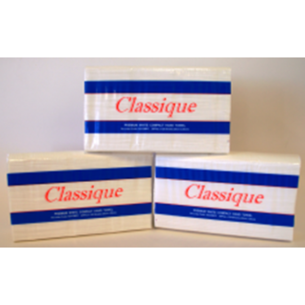 Classique Premium Compact Hand Towel White