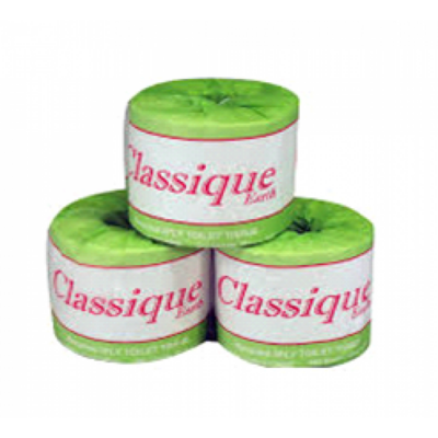 Classique Earth Recycled 400sh 2ply Toilet Tissue Rolls- Individually wrapped