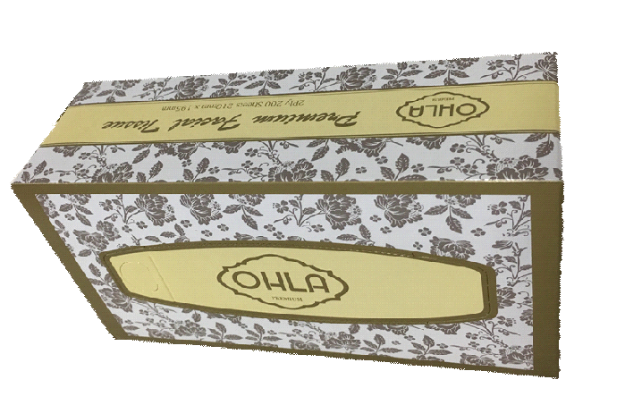 OHLA Premium 2ply Facial Tissues 200'S