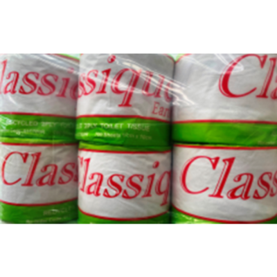 Classique Earth Recycled 700sh 2ply Toilet Tissue Rolls- Individually wrapped