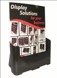 BROCHURE HOLDER DEFLECT-O A4 SUSTAINABLE OFFICE