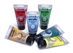 PAINT REEVES ACRYLIC 75ML GOLD