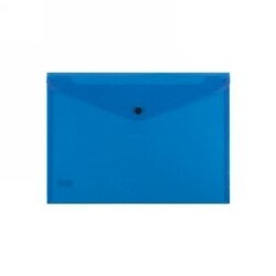 DOCUMENT FOLDER BANTEX A4 BUTTON BLUE