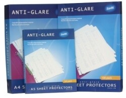 SHEET PROTECTORS BANTEX A4 COPYSAFE BX100