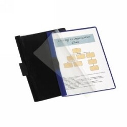 KWIK CLIP FILE MARBIG A4 BLACK
