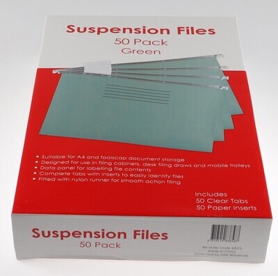 SUSPENSION FILE GNS BASIC GREEN BX50