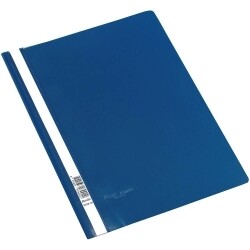 FLAT FILE BANTEX A4 CLEAR COVER BLUE