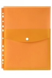 BINDER POCKET MARBIG A4 TOP OPENING ORANGE