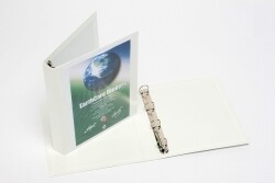 SP- BINDER INSERT EARTHCARE A4 4 D-RING 25MM WHITE