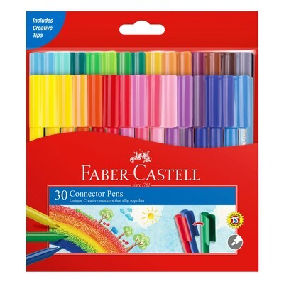 MARKER FABER-CASTELL CONNECTOR PENS WLT30