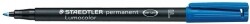 MARKER PEN STAEDTLER LUMOCOLOR PERMANENT 318 0.6MM F BLUE