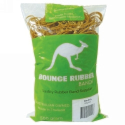 RUBBER BANDS BOUNCE 500GM SIZE 19