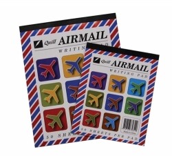 SP- WRITING PADS AIRMAIL 7.5X6 QUILL RULED 50LF