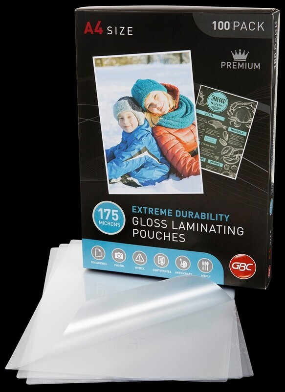 SP- LAMINATING POUCH GBC A4 175 MICRON PK100