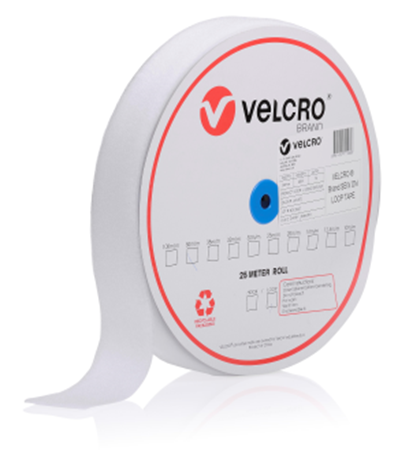 VELCRO Brand Sew on Loop - White