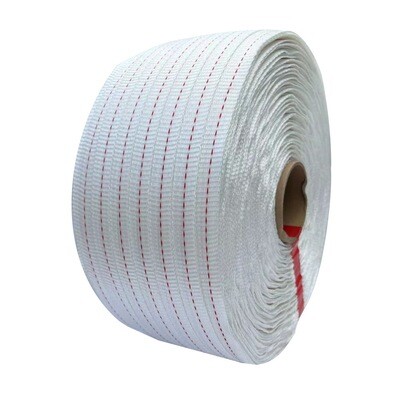 19mm Woven Polystrapping 2 Line - Red