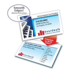 BUSINESS CARDS AVERY A4 C/LASER SATIN Q&C D/S 10UP 270GSM PK10