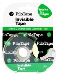 TAPE INVISIBLE PILOTAPE 18MMX33M ON DISP H/SELL