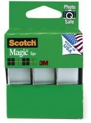 SP- TAPE MAGIC SCOTCH 3105 19MMX7.6M DISP PK3 H/SELL