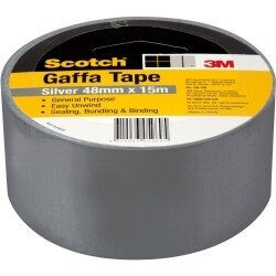 TAPE SCOTCH 48MMX15M UTILITY GAFFA SILVER