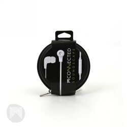 EARPHONES MCONNECTED SOUNDSCAPE W/REMOTE WHITE