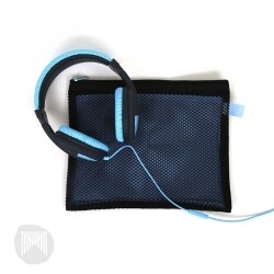 SP-HEADPHONES MCONNECTED OVER EAR SOUNDSTORM HEADPHONES W/REMOTE & MIC BLUE