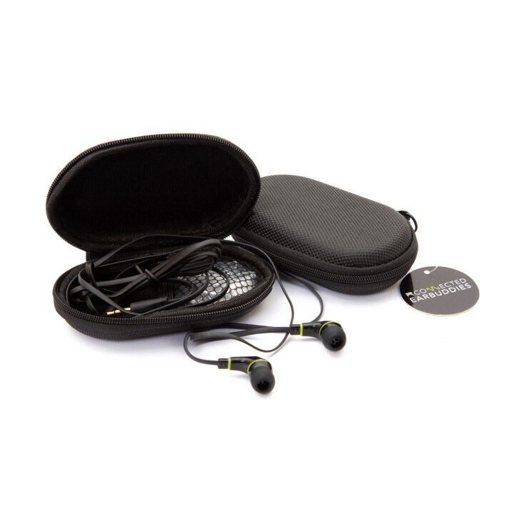 EARPHONES MCONNECTED EARBUDDIES FOR KIDS BLACK