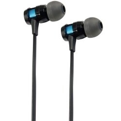 HEADPHONES KENSINGTON IN EAR WITH MICROPHONE BLACK
