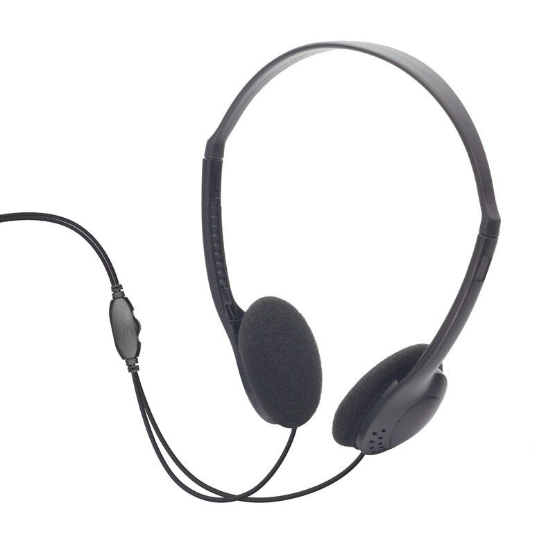 HEADPHONES MOKI WITH VOLUME CONTROL NO MIC LITE