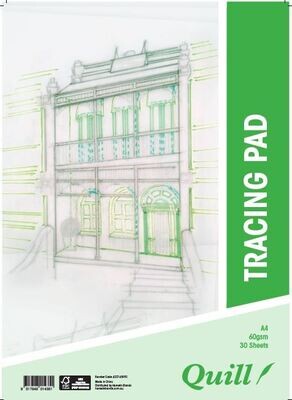 TRACING PAD QUILL A4 60GSM 30PG