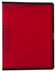 BINDER SOVEREIGN A4 2R 25MM FLUORO RED