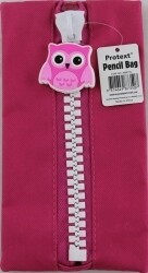 PENCIL CASE PROTEXT 235X125MM CHARACTER MAGENTA OWL