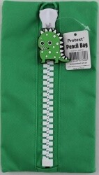 PENCIL CASE PROTEXT 235X125MM CHARACTER GREEN MONSTER