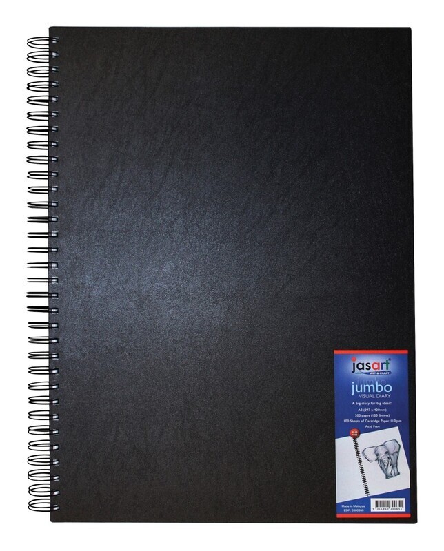 VISUAL DIARY JASART A3 WIRE BOUND JUMBO
